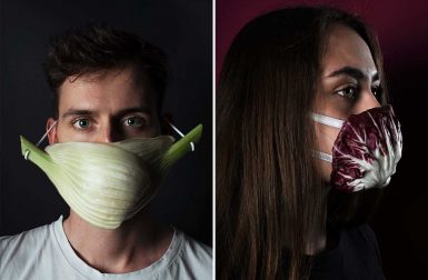 Corona Food Masks Portrait Series by hej studio