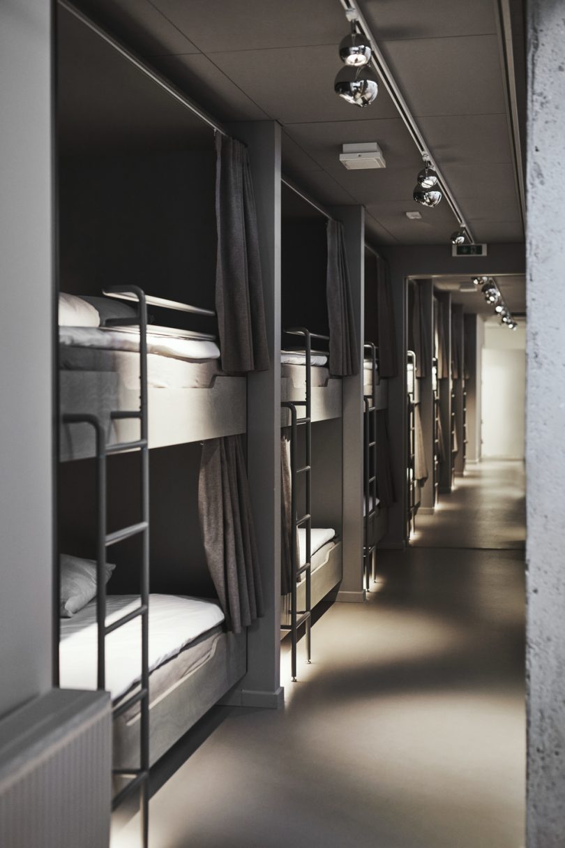 hostel bunk beds