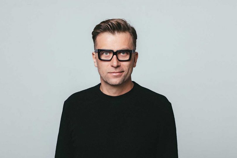 portrait of designer Tomek Rygalik