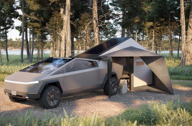 FORM Camper for Tesla Cybertruck Angles for the Future of Glamping