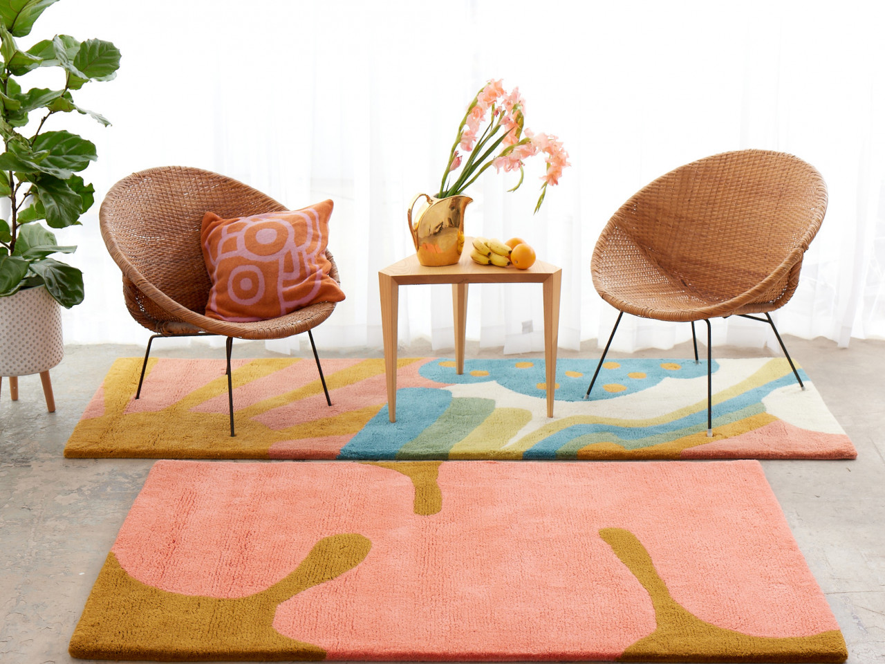 angela adams’ Shine Rug Collection Hopes to Make the World Brighter