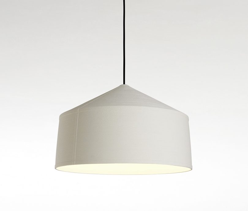 white drum pendant light