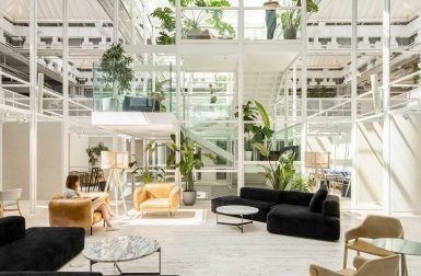 A Bank Becomes an Open Creative Agency Full of Biophilic Elements