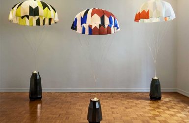 Bec Brittain Debuts Lighting Inspired by NASA Parachutes