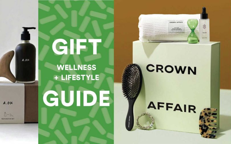 gift guide header for wellness and lifestyle