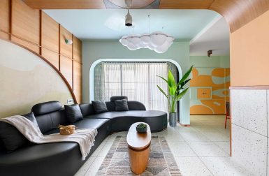 A Modern Kerala Apartment Full of Unexpected Colors and Curves