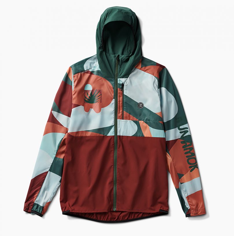 Secondwind 2.0 jacket from Roark Far Out/Out Far collection with hood.