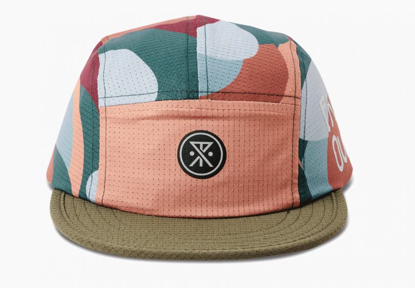 Runners cap with graphical camouflage print