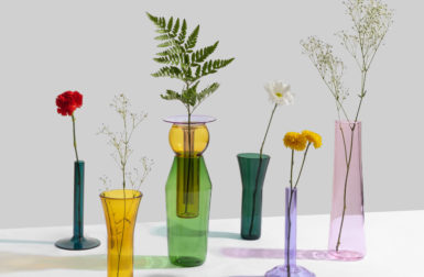 Sea Anemone Inspired This System of Translucent Vases