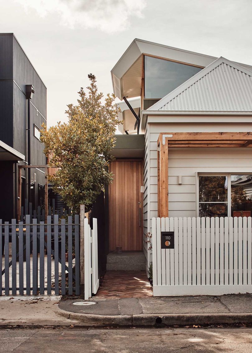 front exterior view of Victorian house