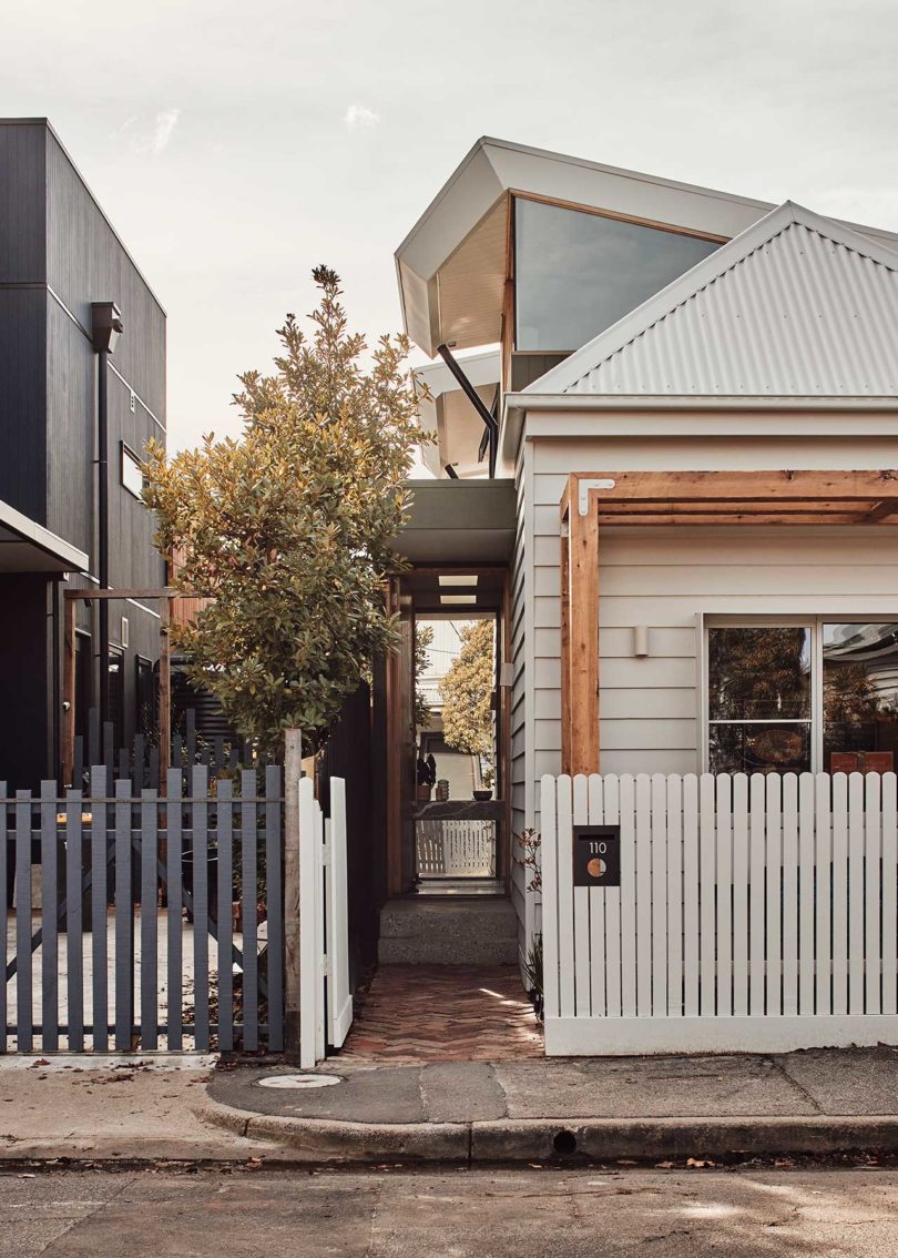 front exterior view of Victorian house