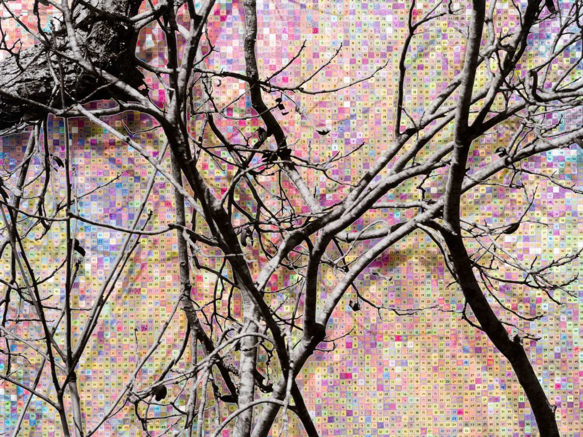 Charles Gaines’ Colorful Pixelation of Southern Trees