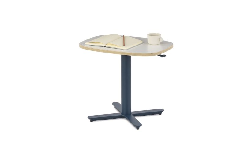 single column mobile work desk 