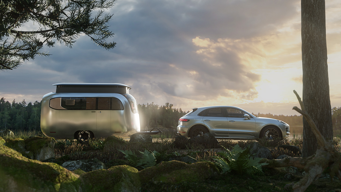 The Most Aerodynamic Airstream Ever Has Been Imagined by Studio F. A. Porsche