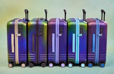 Amanda Wachob x ROAM Release Beetle-Inspired, Hand-Painted Luggage