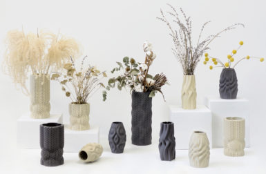 3D-Printed Ceramic Vases That Mimic Nature's Patterns