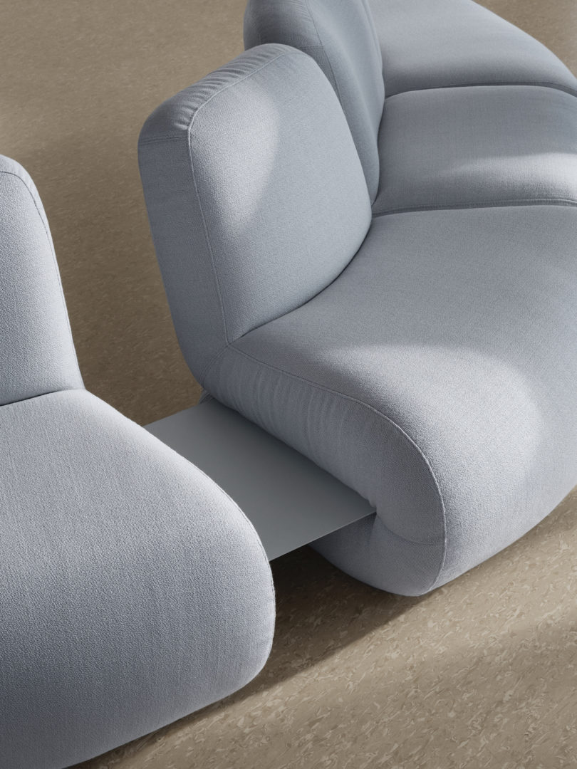 grey modular seating