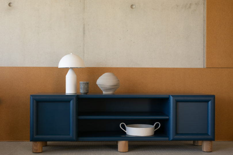 blue sideboard