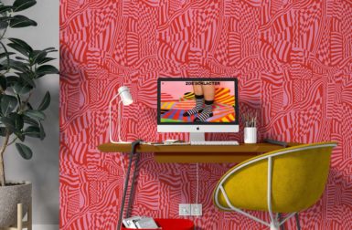 This Renter-Friendly Wallpaper Collaboration Is Made for Maximalists