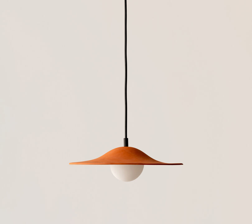 orange pendant light