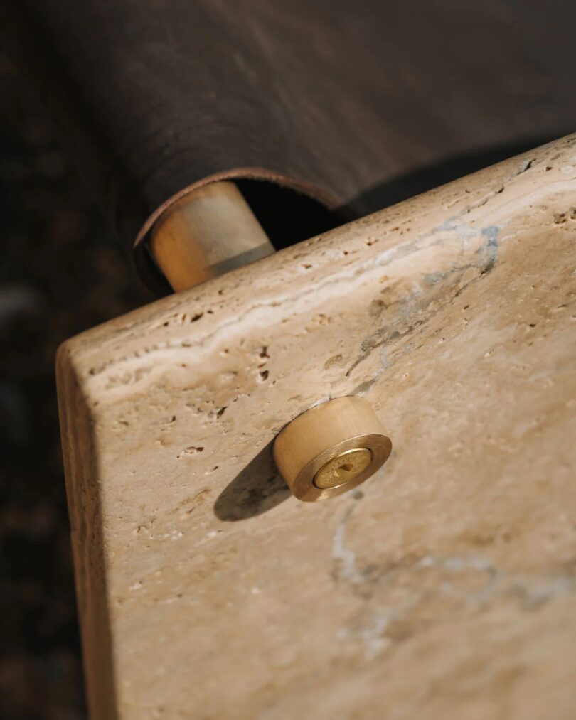 Ana Chair in Roman Travertine