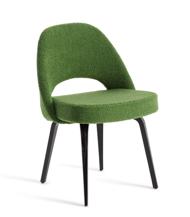 green upholstered dining chair