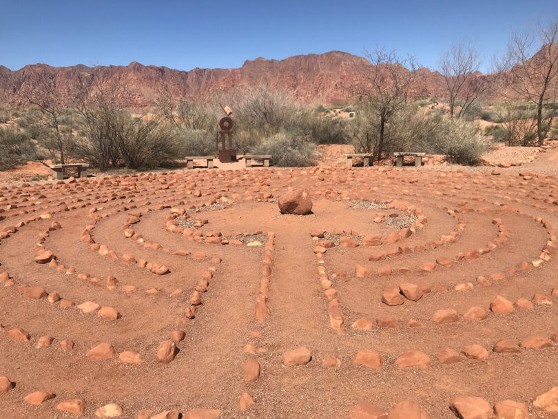 rock formation in a natural landscape